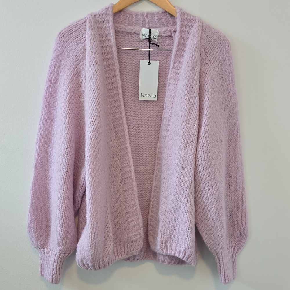 Women's Soft Lavender Cardigan